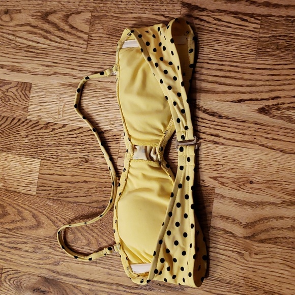 (M) Mossimo Supply Co. Polka Dot Print Bikini Top Beachwear Pool Vacation - Picture 8 of 8